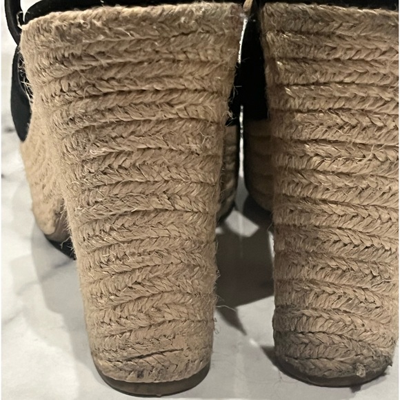 Black Suede Platform Espadrille by Sun + Stone Fey 8 - Picture 10 of 16